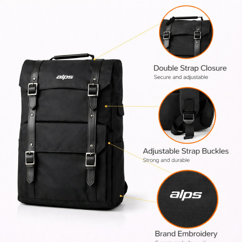 iFly High-Density Fabric Backpack – Black
