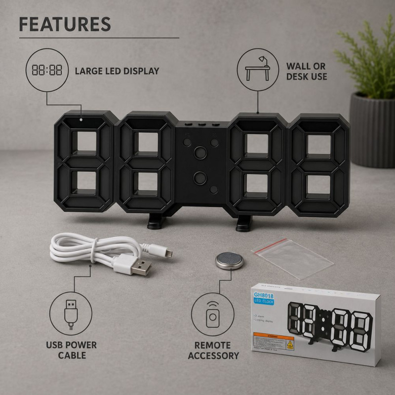 LED Digital Clock 