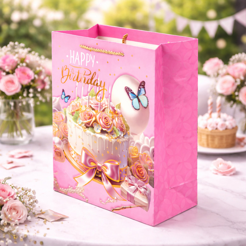 "Happy Birthday" Graphics Gift Bag