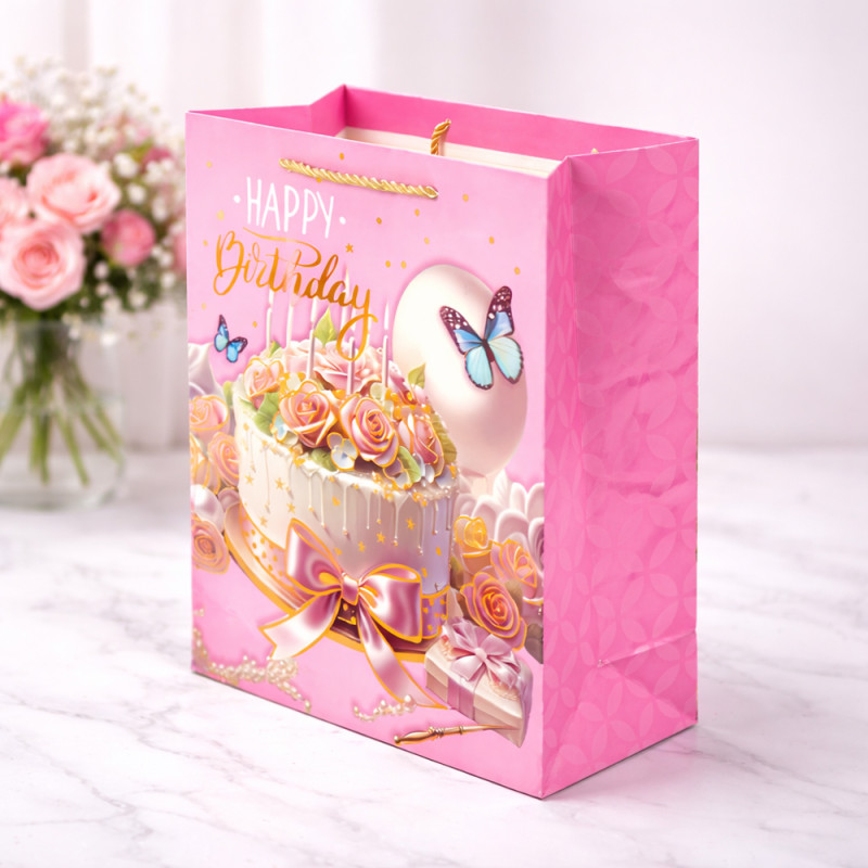 "Happy Birthday" Graphics Gift Bag