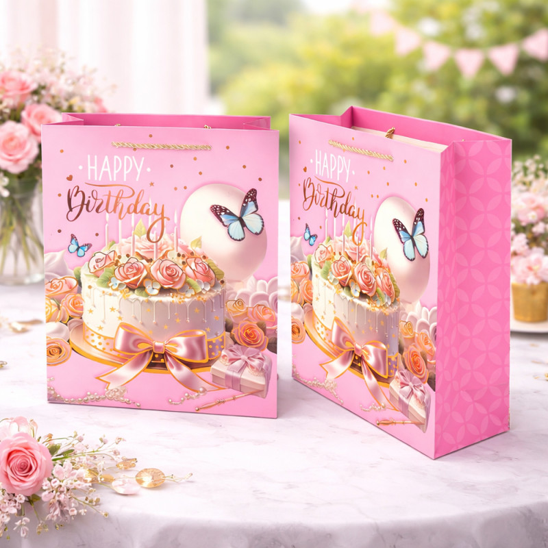 "Happy Birthday" Graphics Gift Bag