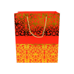 Elegant Matte Paper Gift Bag – Classic Red (32cm)