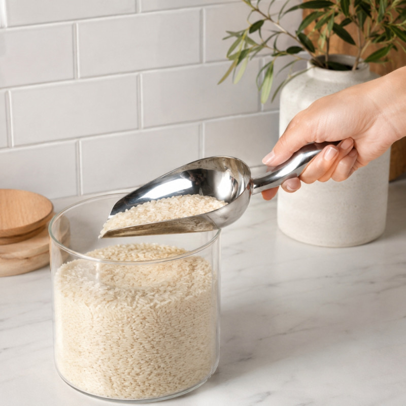 Stainless Steel Ice Scoop