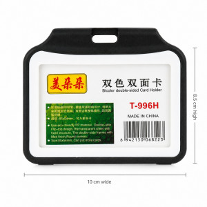 Trendy Form Id Card Holder Designed for Professional & Secure Identification – Black (H-8.5, W-10 CM) Trendy Form Id Card Holder Designed for Professional & Secure Identification – Black (H-8.5, W-10 CM)