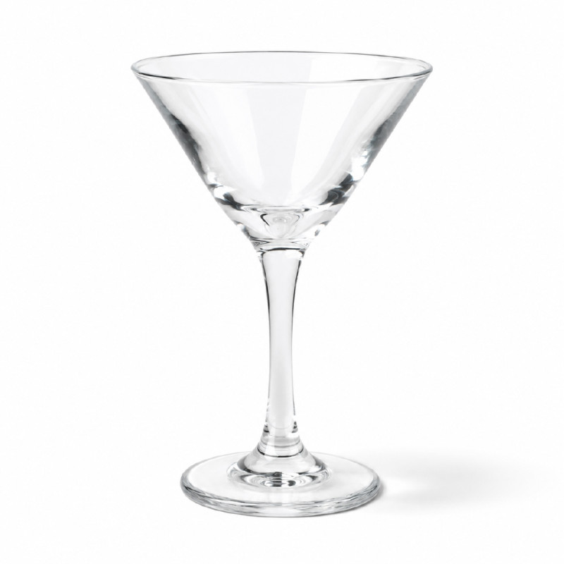 Premium Crystal Clear Martini Glass | 150ml Capacity | Transparent Design