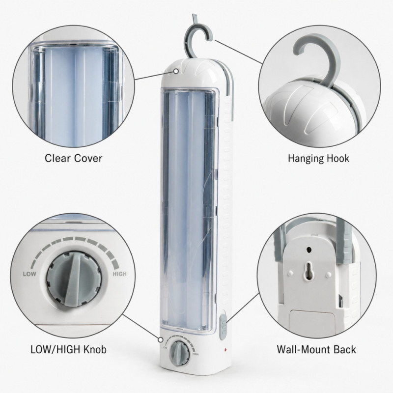 LED Emergency Light – White (31x7cm)
