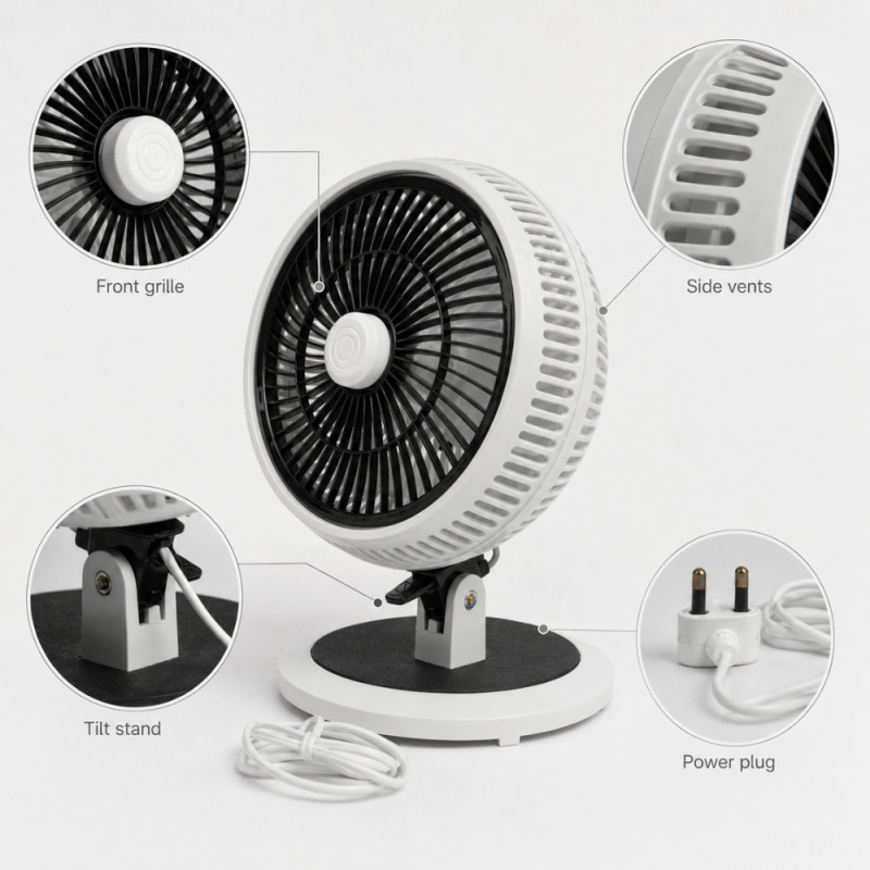 Super Mute Fan – White