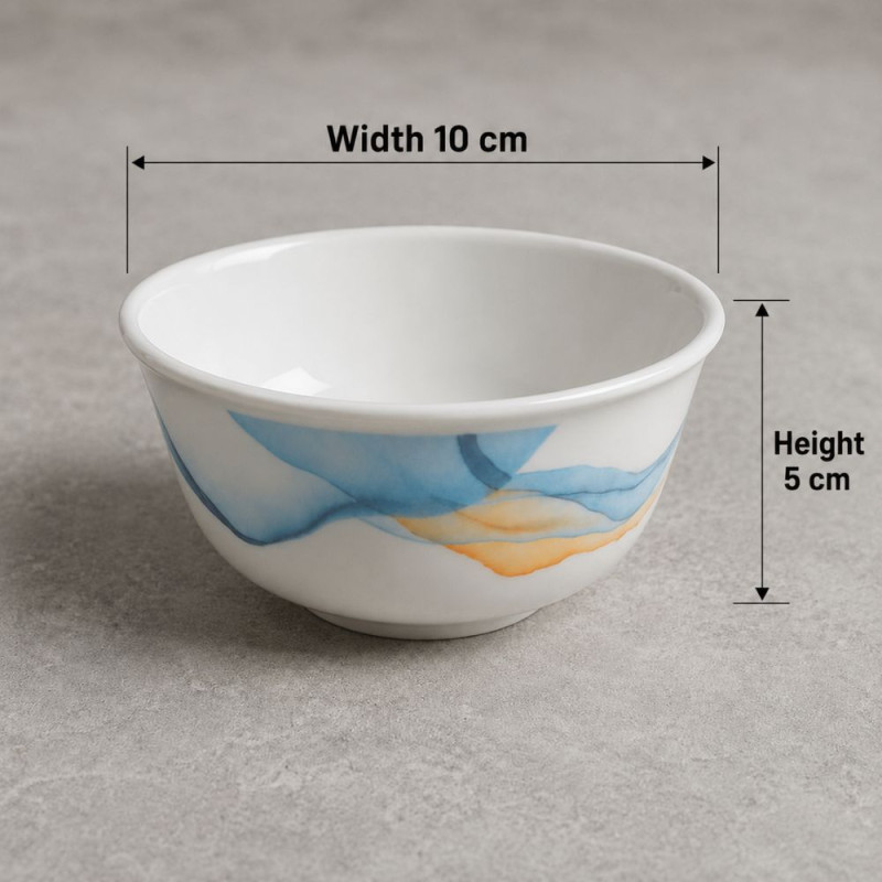 Melamine Printed Bowl - 10cm