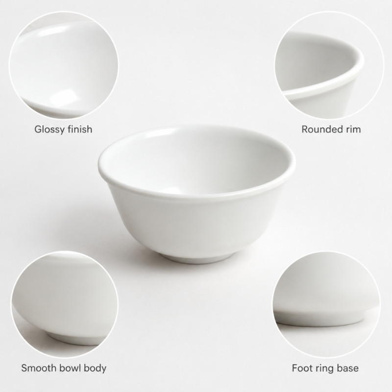 Bowl White Soup Bowl  – Classic