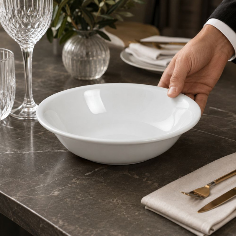 White Ceramic Bowl