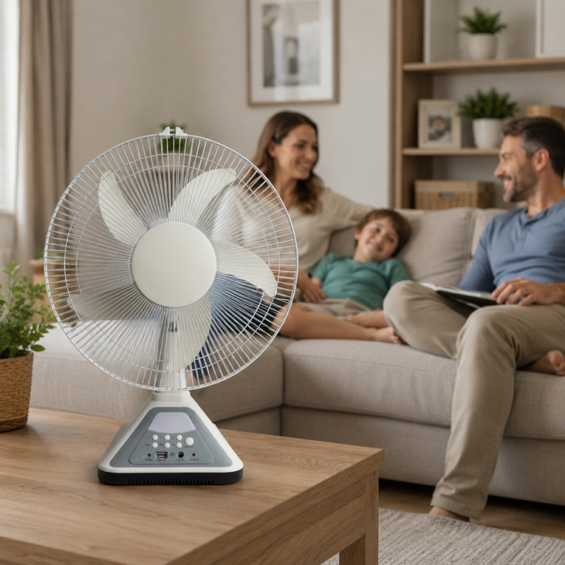 Rechargeable Electric Fan – 16"