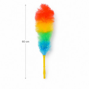 Elegant Rainbow Feather Duster