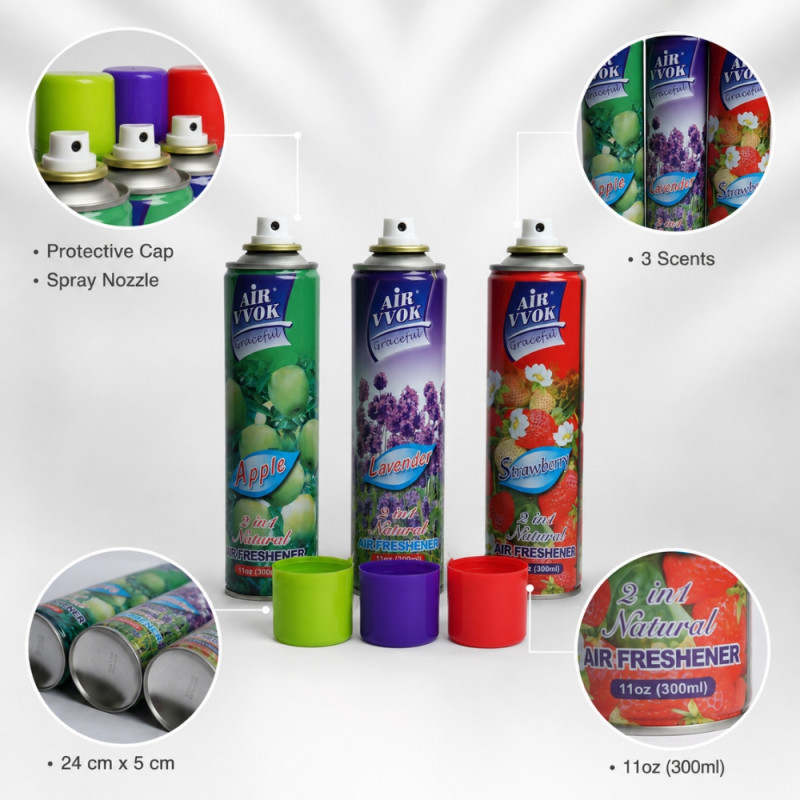 3-Piece Air Freshener Spray Set