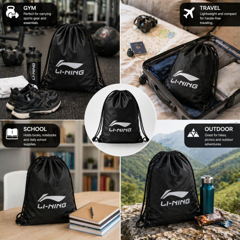 Pro-Performance Sports Backpack – Stealth Black (46cm)