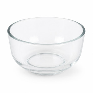 Elegant Transparent Glass Serving Bowl | Crystal Clear Design | 5cm H x 11.5cm W