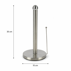 Refined Care Paper Towel Holder Designed for Everyday Cooking &amp; Kitchen Excellence – White (H-35, W-15 CM)