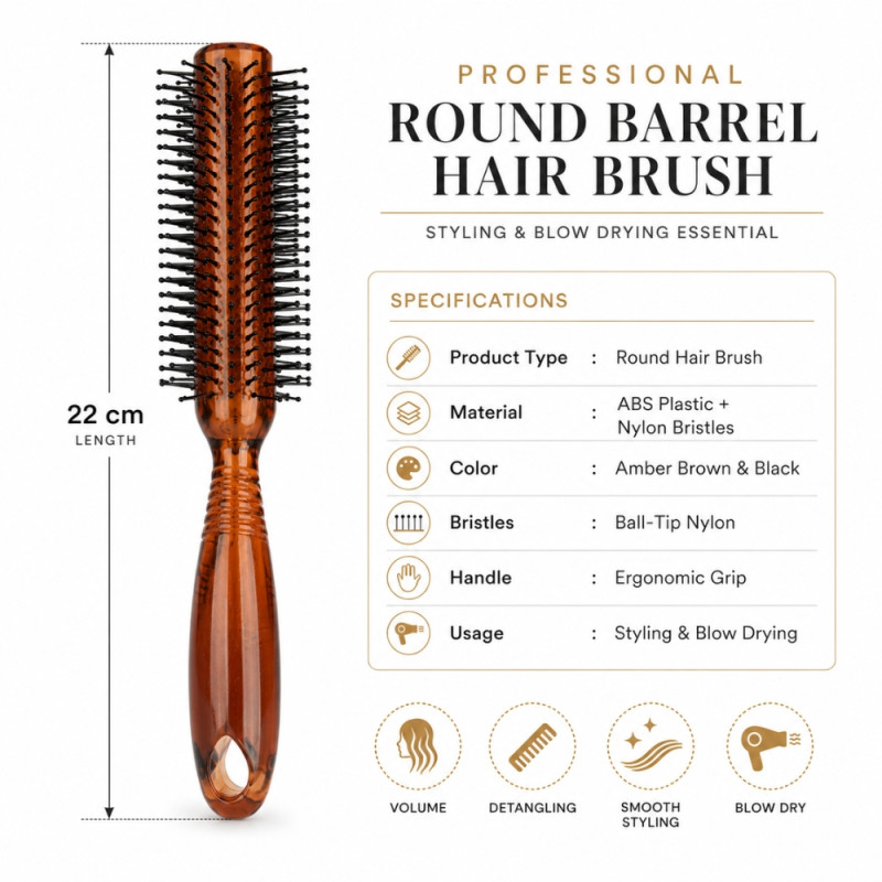 Professional Comb – Brown Premium Quality (H-22cm)
