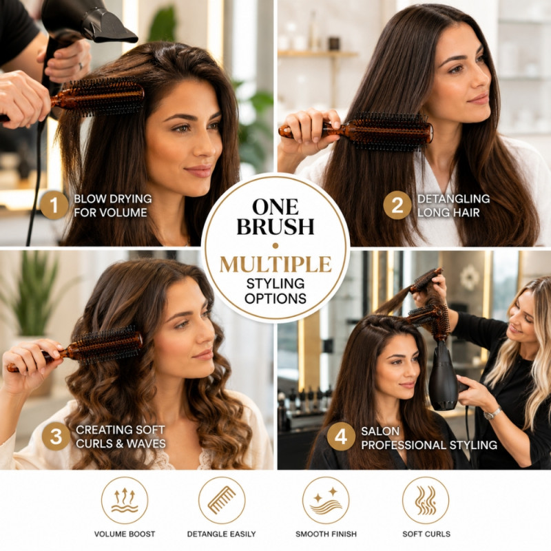Professional Comb – Brown Premium Quality (H-22cm)