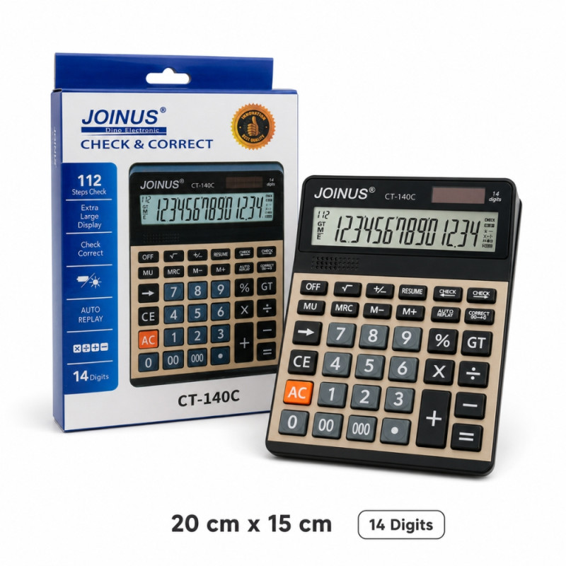 Extra Large Display Calculator – 14 Digits
