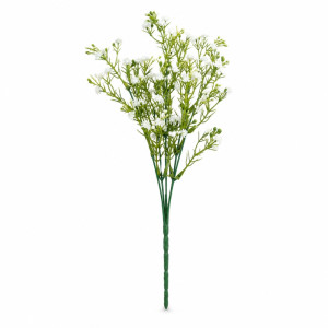 Artificial Baby's Breath Wedding Bouquet – Green Centerpiece (33cm)