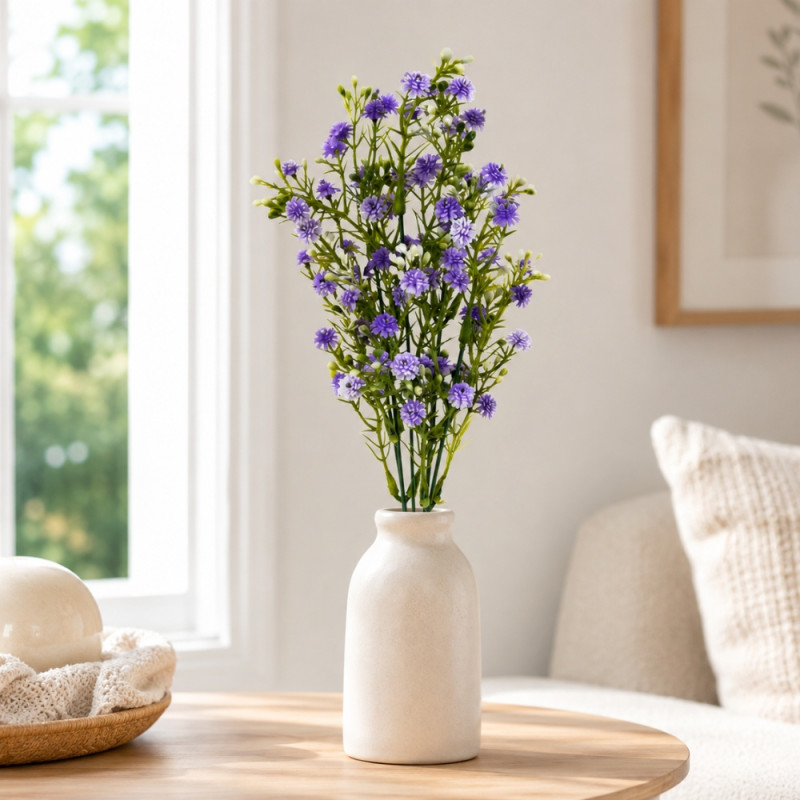 Elegant Artificial Flower – White