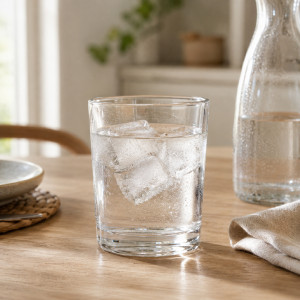 Premium Everyday Tumbler Glass - Short Drink, Crystal Clear, 8.5 x 7 cm