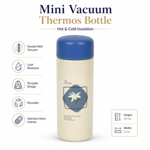 Deluxe thermos bottle – Ivory Premium Quality (H-15 x W-5cm)