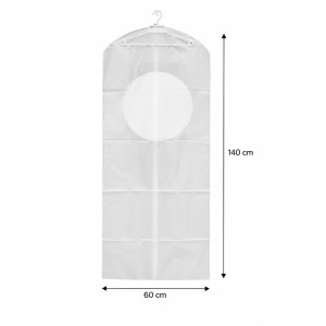 Classic Line Laundry Bag Designed for Effortless Laundry & Garment Care – White (H-140, W-60 CM)