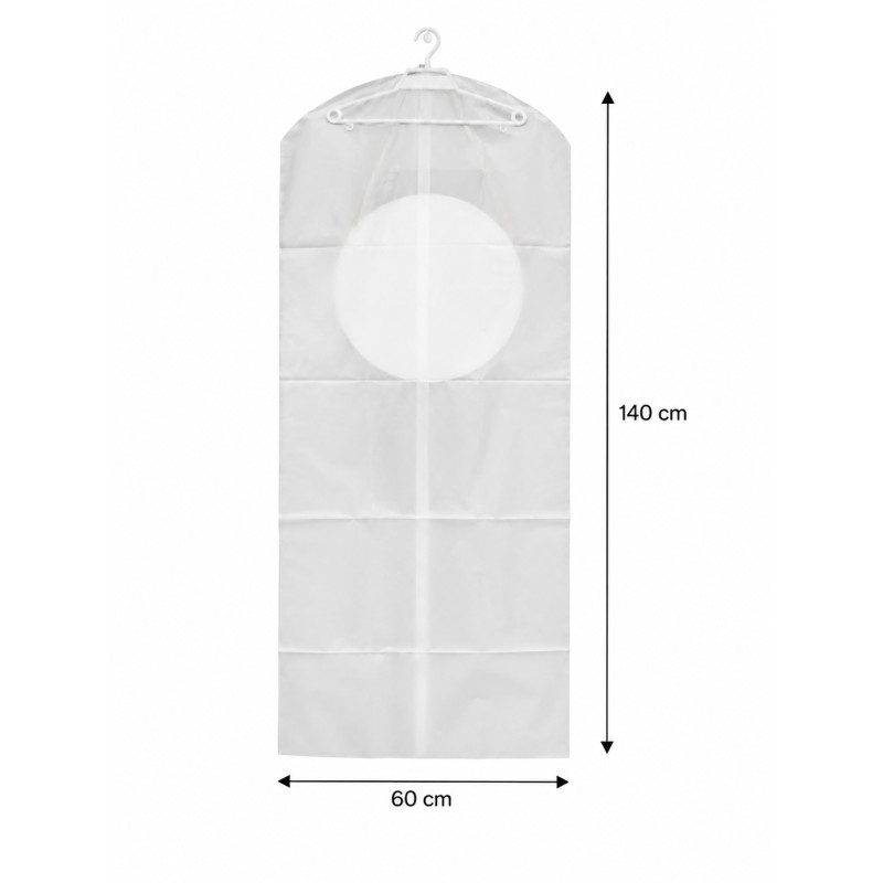 Classic Line Laundry Bag Designed for Effortless Laundry & Garment Care – White (H-140, W-60 CM)