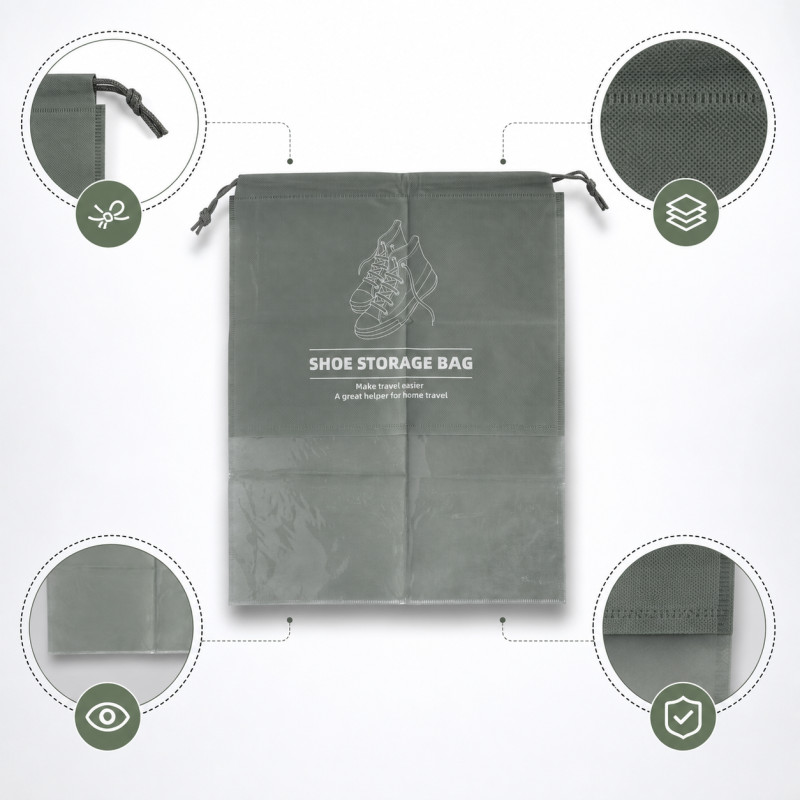 Storm Cloud Storage Bag Designed for Home Organization &amp; Storage – Grey (H-45, W-36 CM)