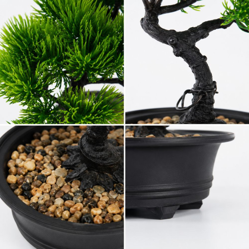 Durable Form Artificial Flower Designed for Home Décor &amp; Event Styling – Green (H-31, W-25 CM)