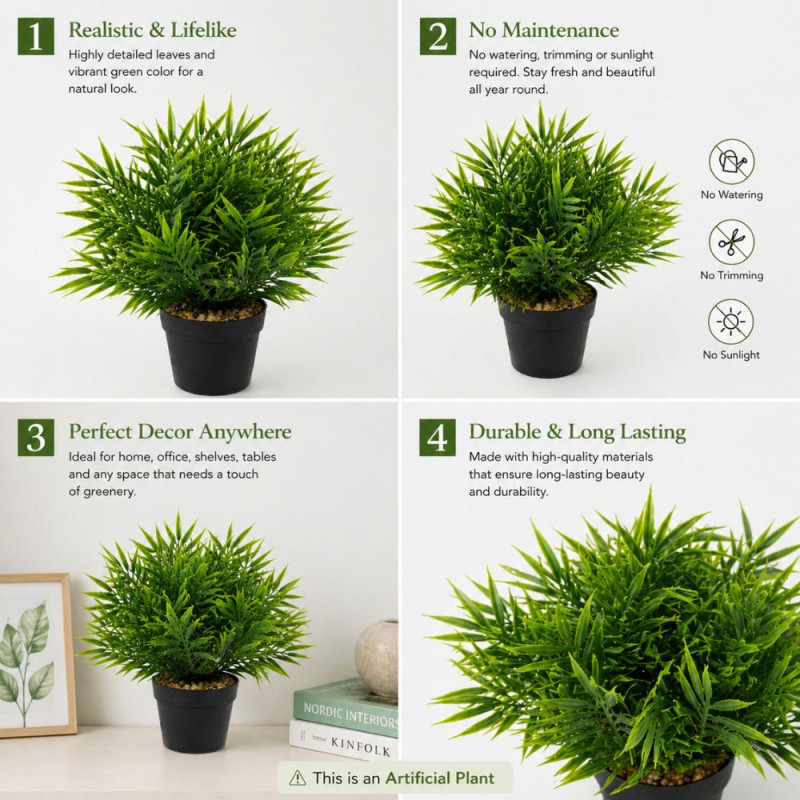 Artificial Potted Bamboo Grass