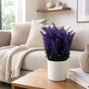 Stylish Artificial Flower – Dark Purple Premium Quality (31 x 8 x 10 cm)