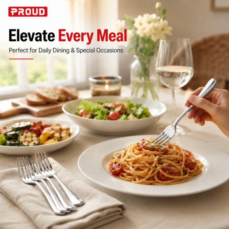 Professional Fork – Stainless Steel Premium Quality (18.5x2.5cm)