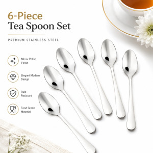 Premium Spoon – Stainless Steel Premium Quality (17.25x3.3cm)