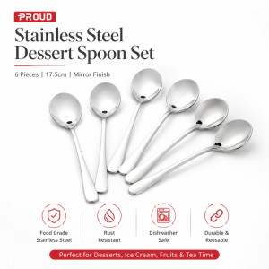 Elegant Spoon – Stainless Steel Premium Quality (17.5cm)