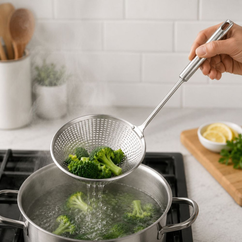 Stainless Steel Skimmer Strainer – Silver (46x20)