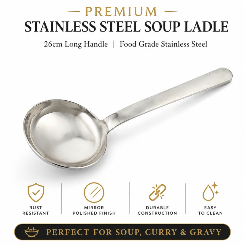 Classic Spoon – Stainless Steel Premium Quality (26x9cm)