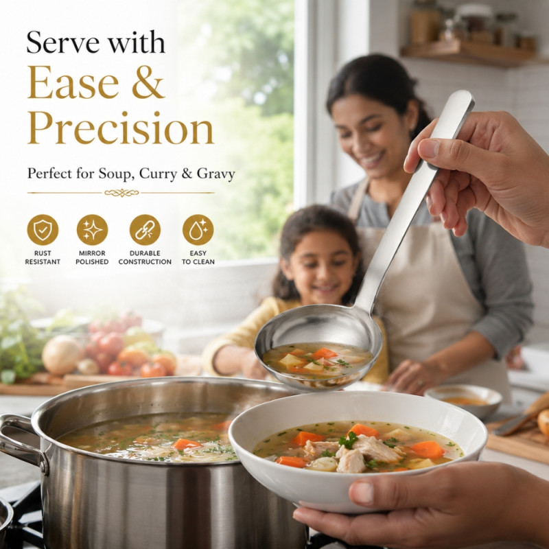 Classic Spoon – Stainless Steel Premium Quality (26x9cm)