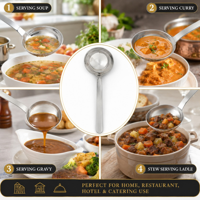 Classic Spoon – Stainless Steel Premium Quality (26x9cm)