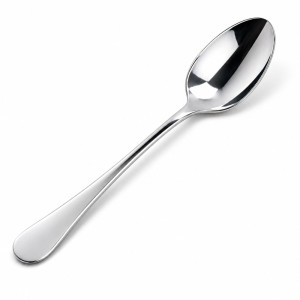 Professional Polished Stainless Steel Spoon – Sleek Silver Design (20cm)