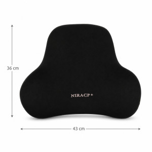 Lumbar Support Pillow – Black (Waist)