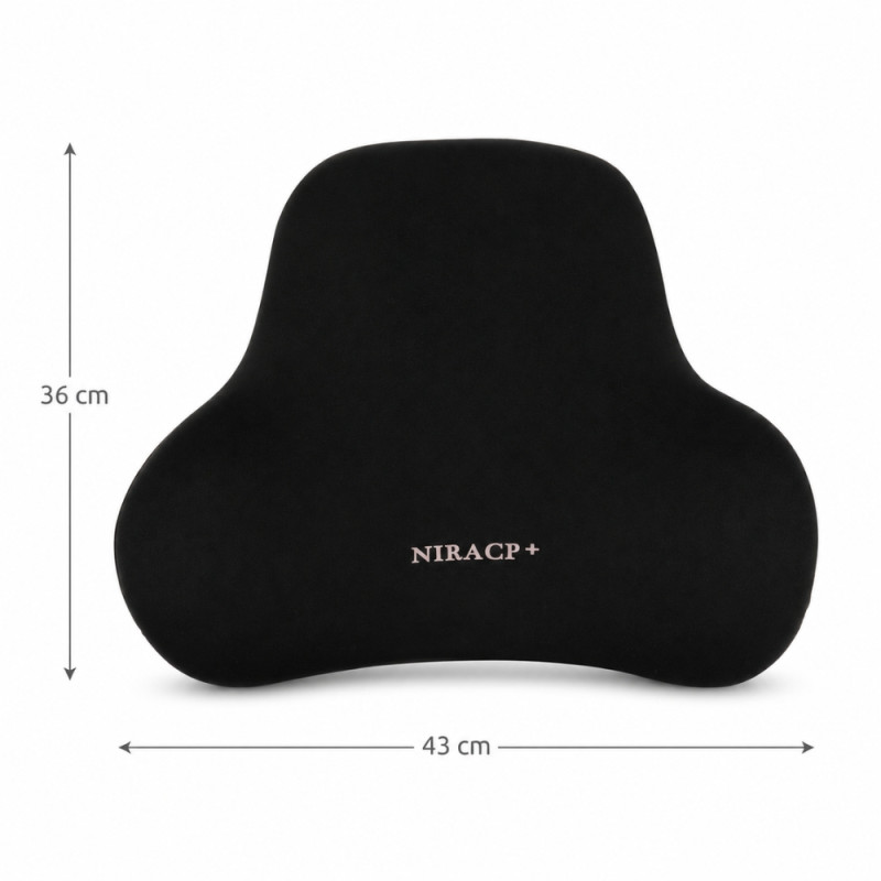 Lumbar Support Pillow – Black (Waist)