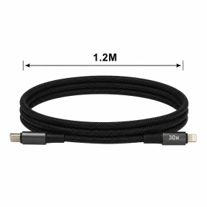 Gentle Care Charging Cable Designed for Seamless Device Connectivity – Black (L-1.2 M)
