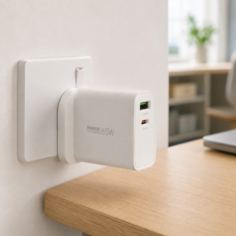 Classic 65W Fast Charger – White