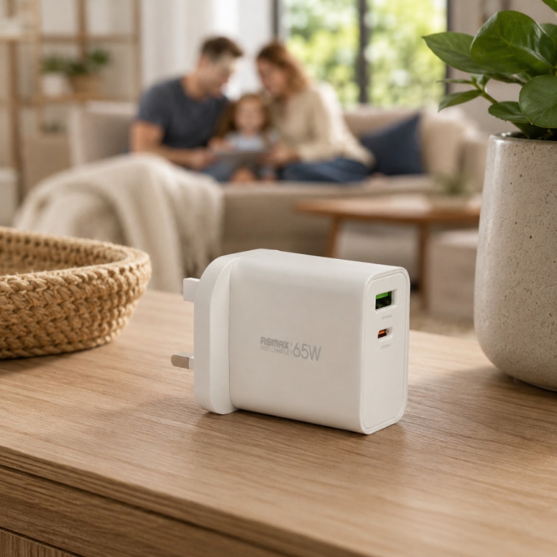 Classic 65W Fast Charger – White