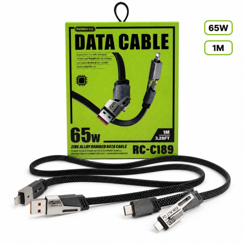 Data Cable - 65W - 1m