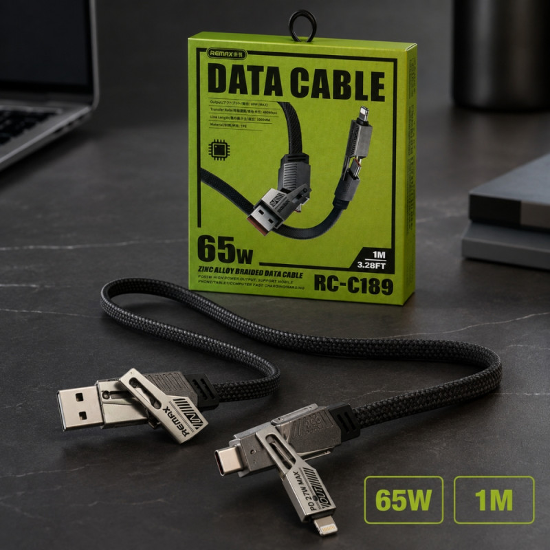 Data Cable - 65W - 1m