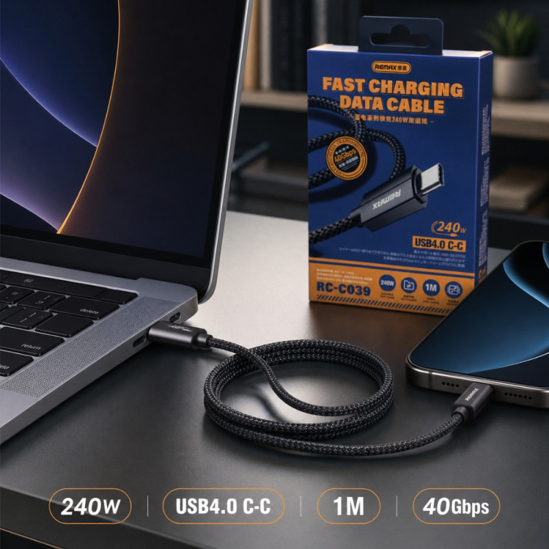 240W Type C to C - Fast Charging Data Cable