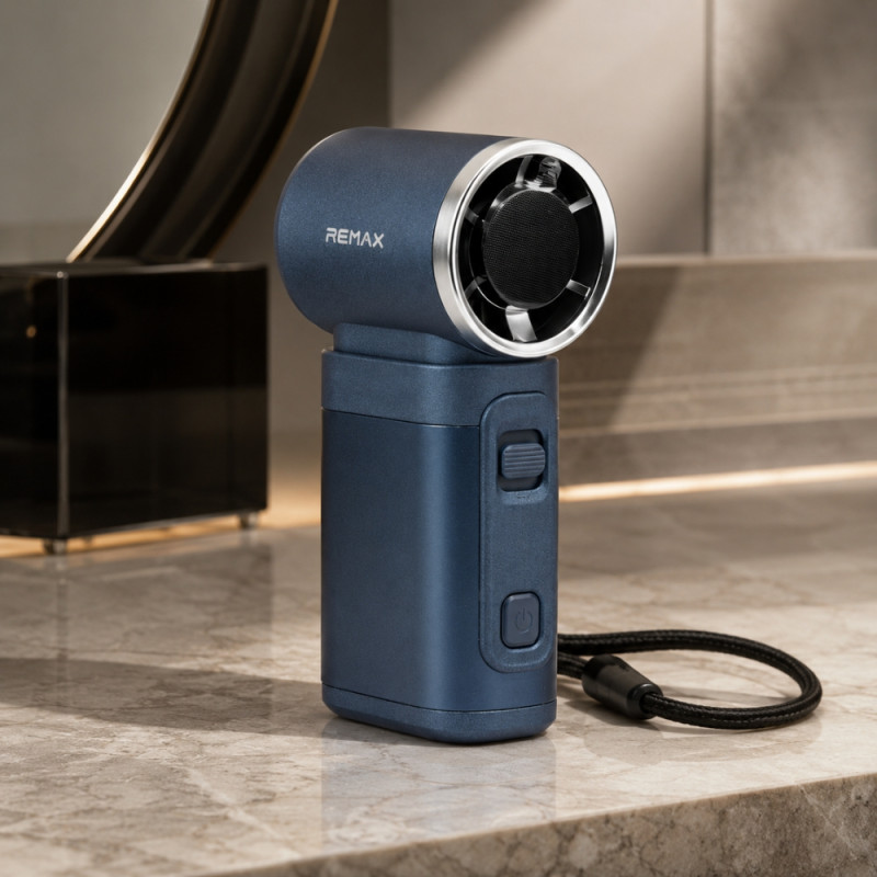 LED Digital Display High Speed Handheld Fan